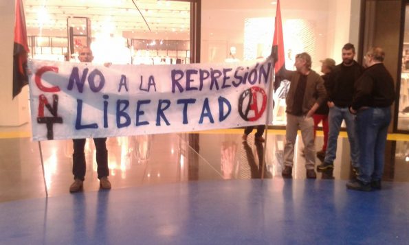 Solidaridad represaliadas Mango, 8M en Xixón. Crónicas Madrid. Guadalajara. 2 piquete mango sábado 2 junio 18