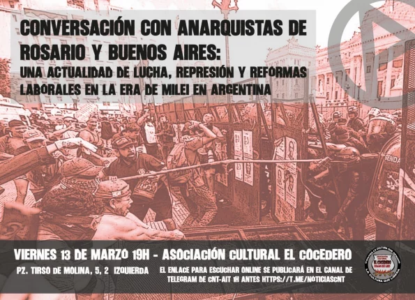 Conversación con anarquistas de Rosario y Buenos Aires