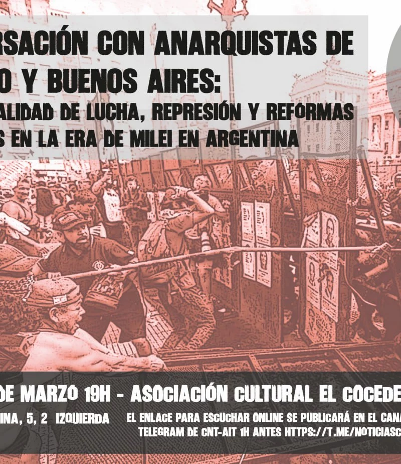 Conversación con anarquistas de Rosario y Buenos Aires