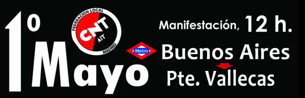 1 de Mayo 2026: Contra la militarización y el imperialismo | CNT-AIT