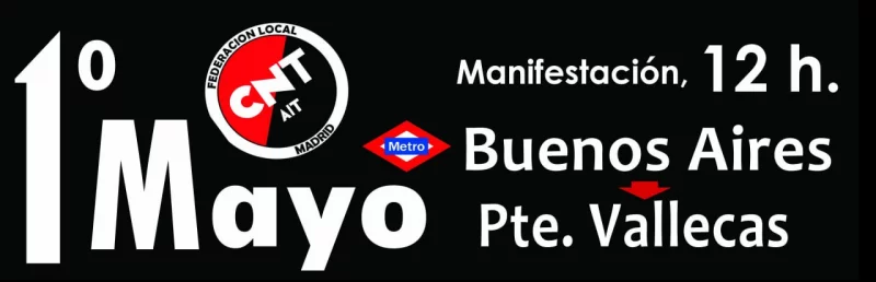 1 de Mayo 2026: Contra la militarización y el imperialismo | CNT-AIT